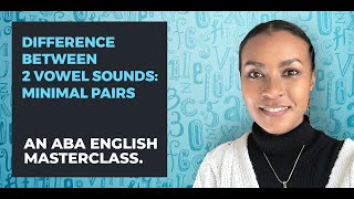 English Pronunciation: Minimal Pairs 💬