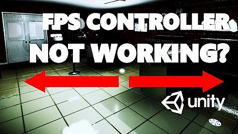 UNITY FPS CONTROLLER ONLY LOOKS SIDE TO SIDE? CAN'T LOOK UP OR DOWN? EASY FIX