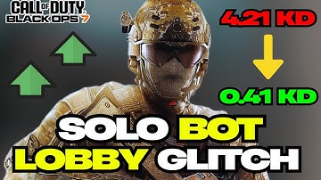 *NEW* BO7 SOLO BOT LOBBY GLITCH AFTER PATCH! UNLOCK PRESTIGE MASTER / ALL CAMOS FAST! 