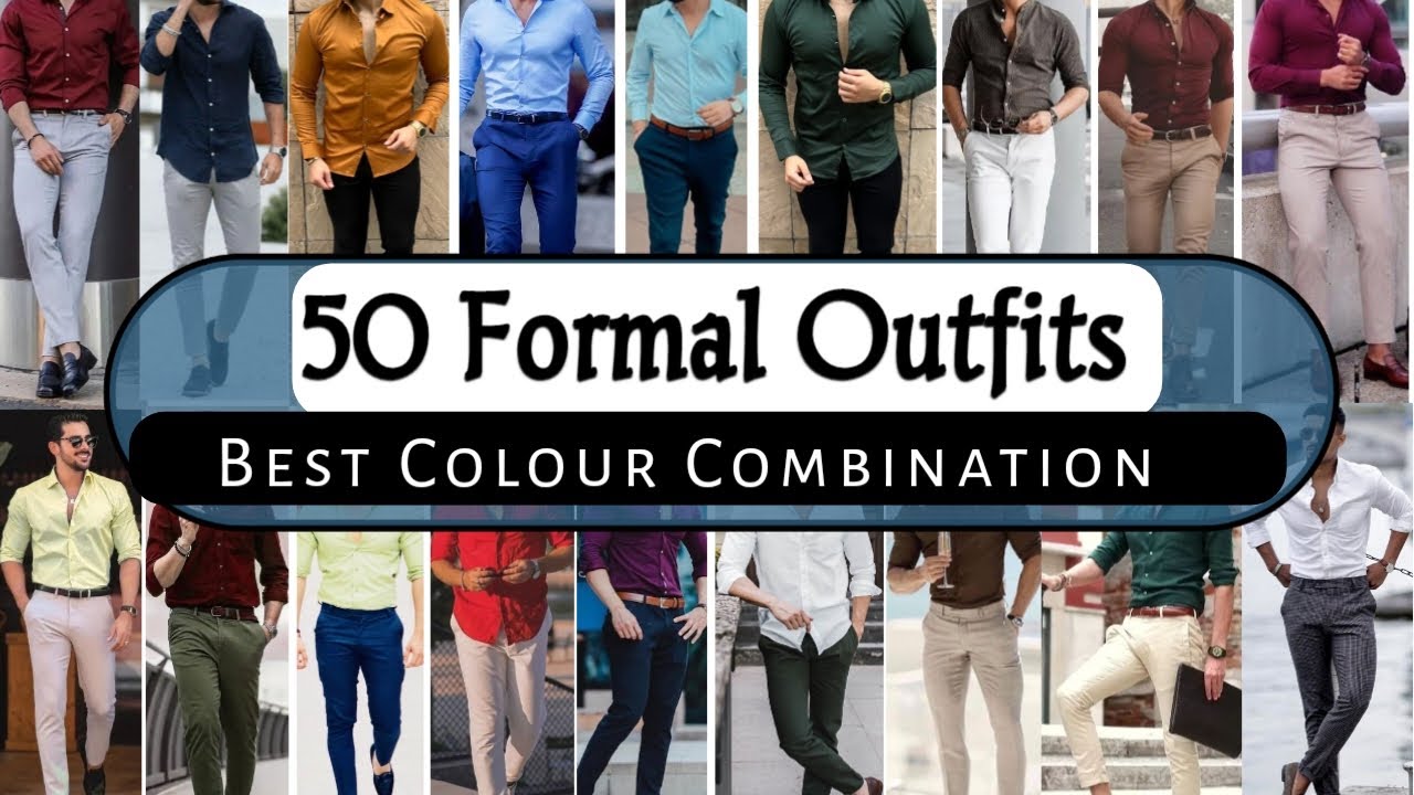 10 BEST Color Combination For Formal Men's Clothes 2023 | BEST Formal  Outfits | Men's Formal Fashion - YouTube