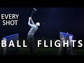 Current golf swing  uncut ball flights