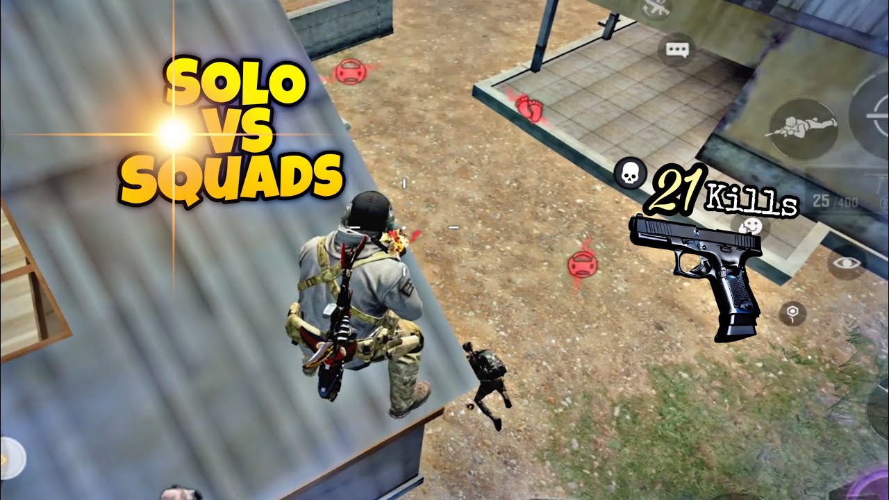 21 kills solo vs squad - YouTube