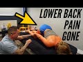 LOWER BACK PAIN FIXED BY WORKING ON THE FEET