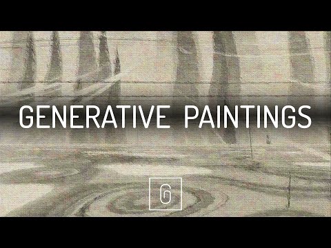 GENERATIVE PAINTINGS - Abstract Art with image synthesis