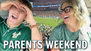 Visiting Ryan at College for Parents Weekend: What Happened?
