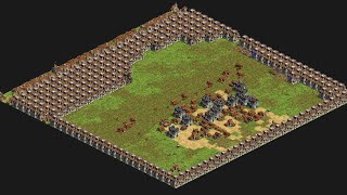 I built 263 Castles to beat AOE2:DE AI on Extreme screenshot 5