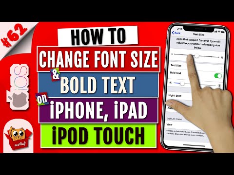 How to Make Font Size Bigger on iPhone & iPad | Change Text Size | Enable Bold Text on iPhone/iPad