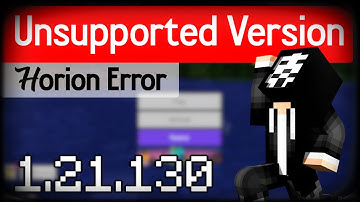 Hack Clients 1.21.130 Unsupported Minecraft Version & Crash FIX | Horion