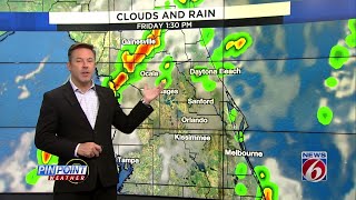 Rain chances increase in Central Florida
