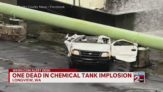 1 dead after chemical tank explosion in Washington