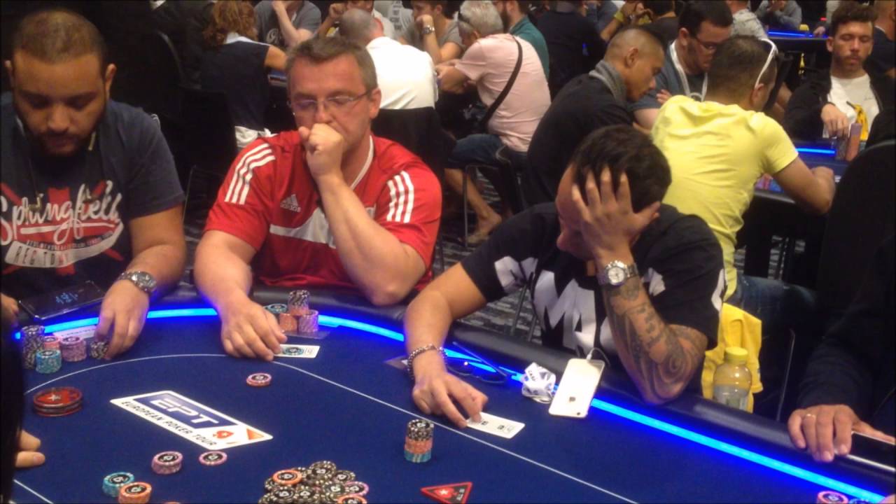EPT Barcelona '16: Eliminação de Hugo Silva no Estrellas Poker Tour 1C epttavm