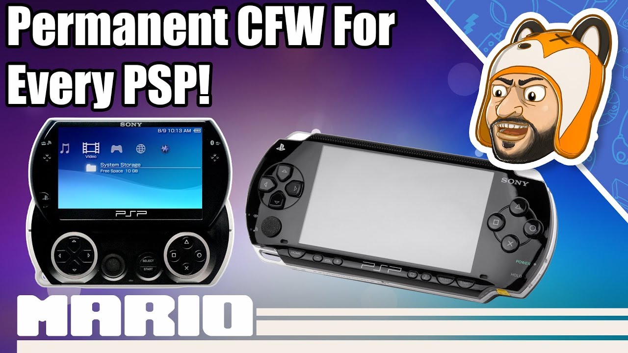 How to Any PSP on Firmware 6.61 or Lower! - Infinity 2.0 Permanent CFW - YouTube