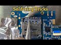 Soldering Tricks / How To Solder Sim Connector / Mobile Repair Tips And tricks