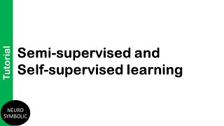 Semi-Supervised and Self-Supervised Learning