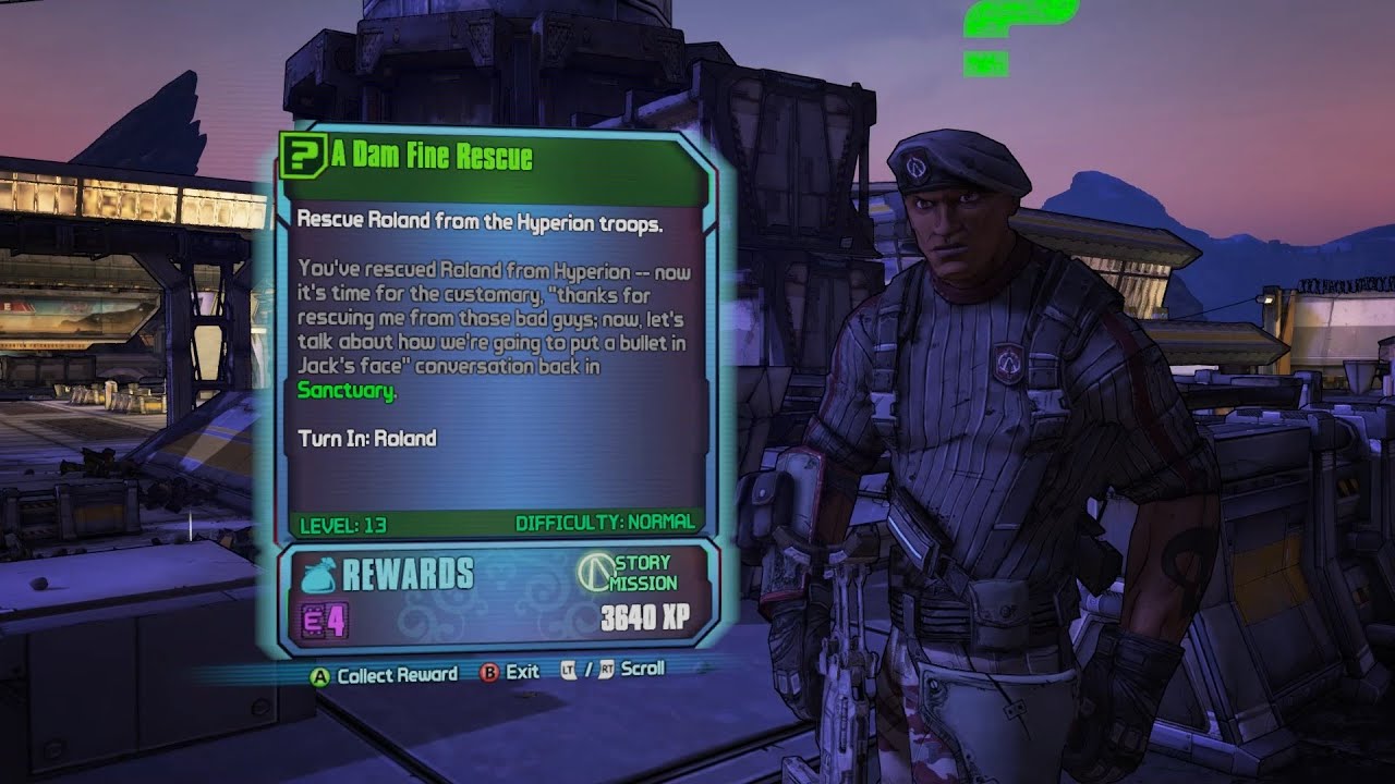Borderlands 2 a dam fine rescue