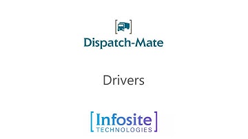 Operations: Drivers | Infosite Dispatch-Mate