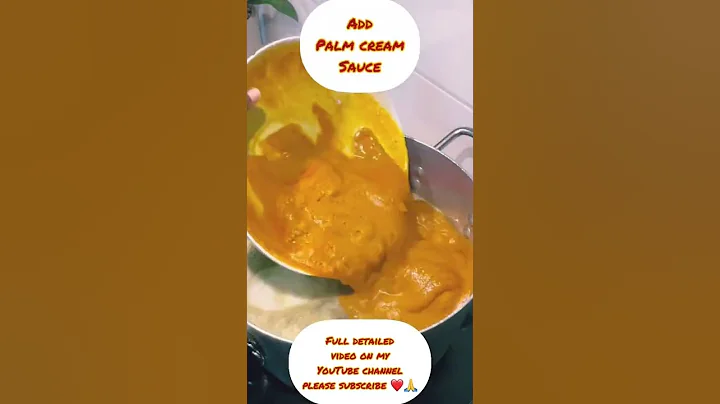 Authentic Ghana palm nut Soup #shorts ##soup #ghana