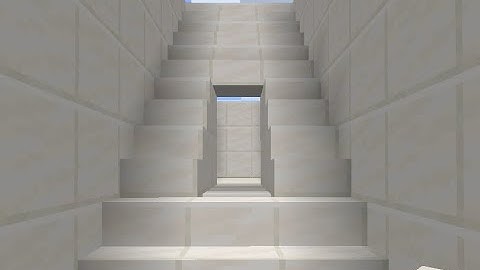 How To Make A Redstone Hidden Staircase Door Minecraft PE (xbox one/PC/PS4/Switch)