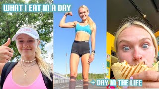 WHAT I EAT IN A DAY AS A HIGHSCHOOL ATHLETE