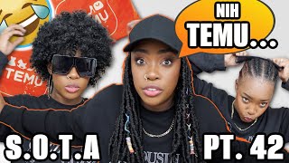 Slay Or Throw Away  PT. 42! | ✨TEMU Edition | Trying Their Cheap Wigs! | MARY K. BELLA