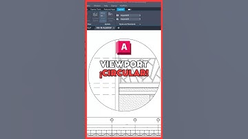 🔥 Como Crear un Viewport Circular en AutoCAD #autocad #arquitectura
