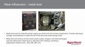 HyPerformance HPR and X-Definition XPR care and optimization – Metal dust
