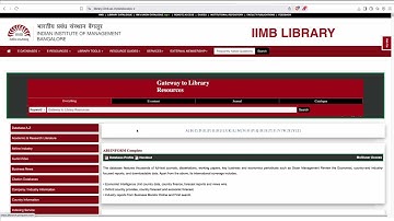 Navigating Library Website