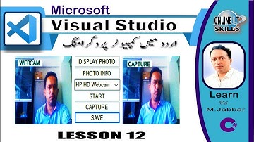 C Sharp 12: How to Capture Image Using Webcam in CSharp #onlineitskills #csharpdotnet