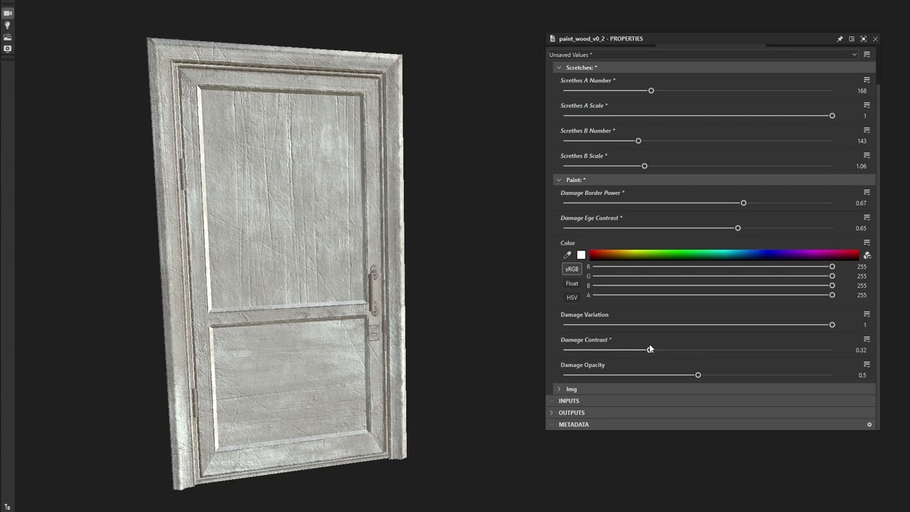 Paint Wood - Smart Material