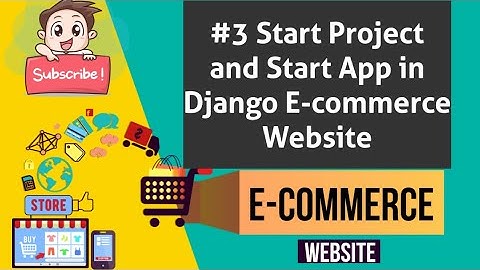 #3 Django Multi Vendor Ecommerce - Create Project and App Using Command Line | Hindi