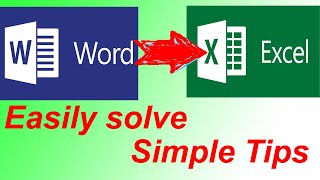 How to convert word file to Excel File. MS Word to Excel. screenshot 5