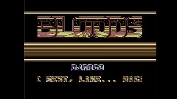 C64 Crack Intro: Bloods Intro 1990