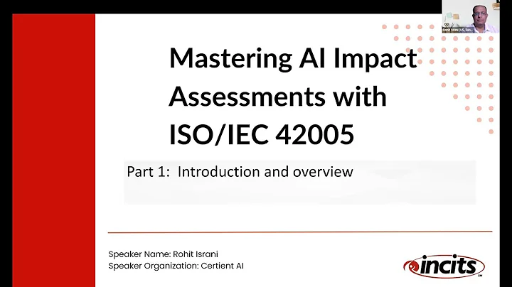 Part 1: Mastering AI Impact Assessments with ISOIEC 42005 Overview