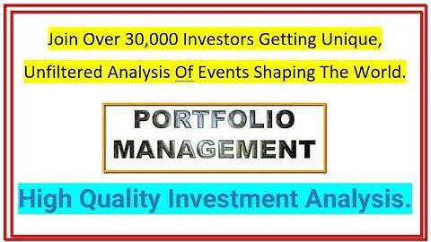 Portfolio Management, objectives, strategies and analysis.