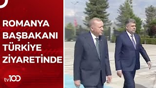 Cumhurbaşkanı Erdoğan, Romanya Başbakanı Ciolacu'yu Karşıladı | TV100 Haber