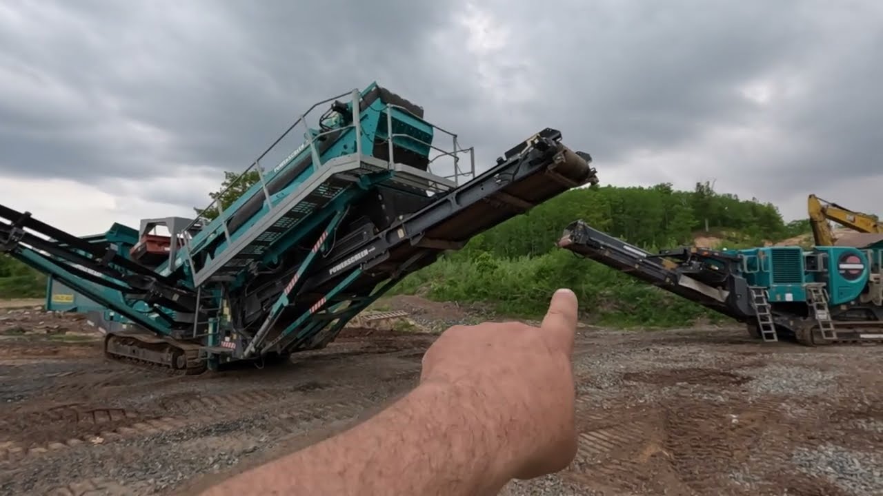 Making railroad ballast part 2