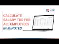 Calculate Salary TDS for All Employees in Minutes