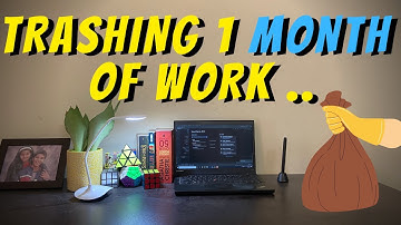 I had to trash one month of game dev progress....(indie game devlog 1)