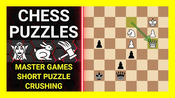 Chess Puzzles to Practice. Themes: Master games, Short puzzle, Crushing. Learn Chess