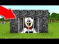 WE TRAPPED THE ICE SCREAM MAN in Minecraft Pocket Edition!