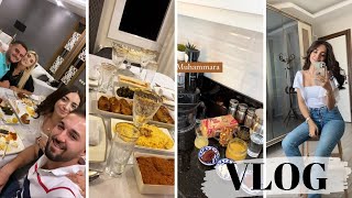 VLOG | AKŞAM YEMEKLİ MİSAFİRİM VAR🤍| NELER HAZIRLADIM | MENÜ:HATAY LEZZETLERİ |SOFRA DÜZENİM🍽