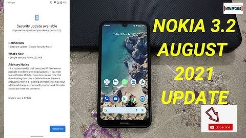 NOKIA  3.2 AUGUST 2021 SOFTWARE UPDATE | AUGUST 2021 UPDATE NOKIA 3.2 | NOKIA 3.2 LATEST UPDATE