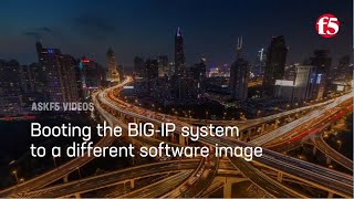 Booting the BIG-IP system to a different software image screenshot 3