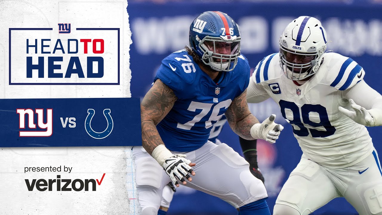 Giants vs. Colts Key Matchup C Jon Feliciano vs. DT DeForest Buckner