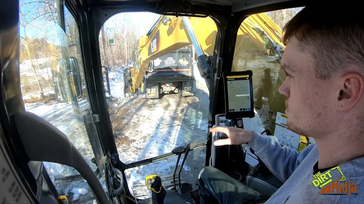 Engcon Tiltrotator and Trimble Earthworks Digging For Culvert