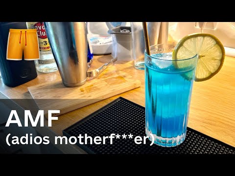 AMF (adios motherf***er) #cocktail​ #shorts​ 🩳