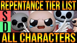 ALL REPENTANCE CHARACTERS TIER LIST - The Binding Of Isaac: Repentance