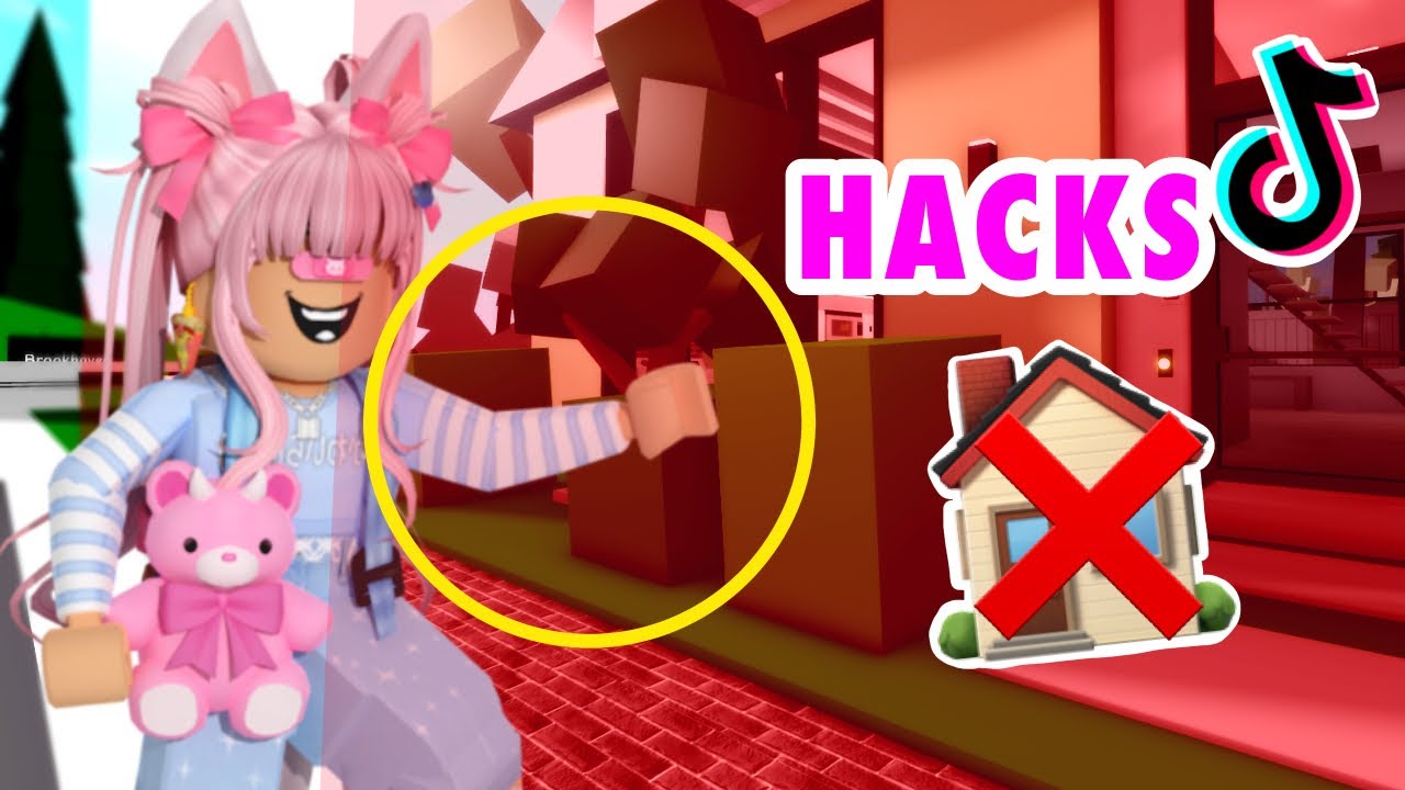 PROBANDO NUEVOS HACKS DE TIKTOK EN BROOKHAVEN ROBLOX 