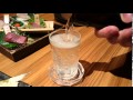 居酒屋動画　日本酒　久保田の千寿