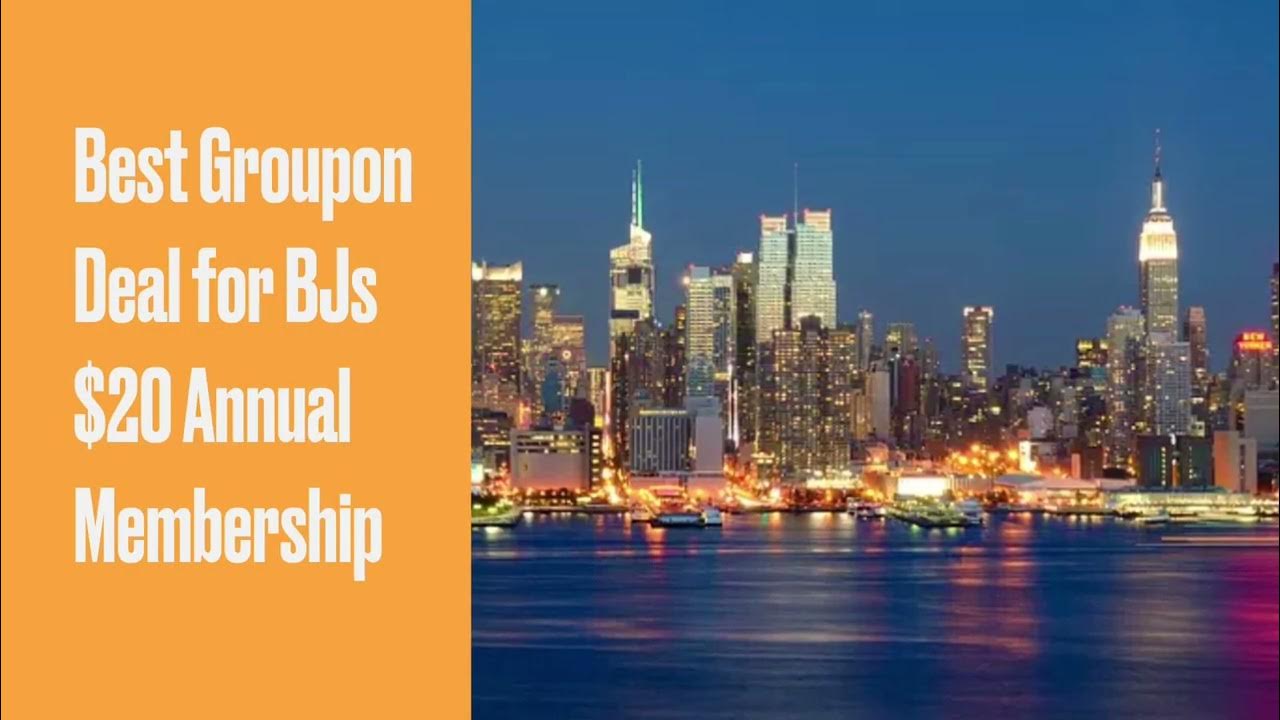 Best Groupon Deals 20 dollars BJs Annual Membership YouTube